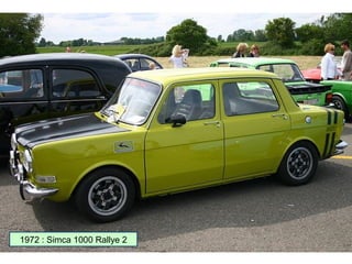 1972 : Simca 1000 Rallye 2
 