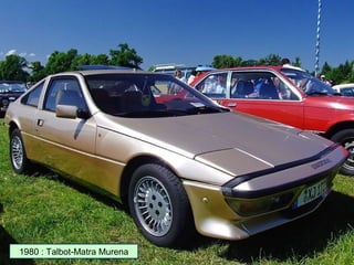 1980 : Talbot-Matra Murena
 