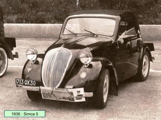 1936 : Simca 5
 