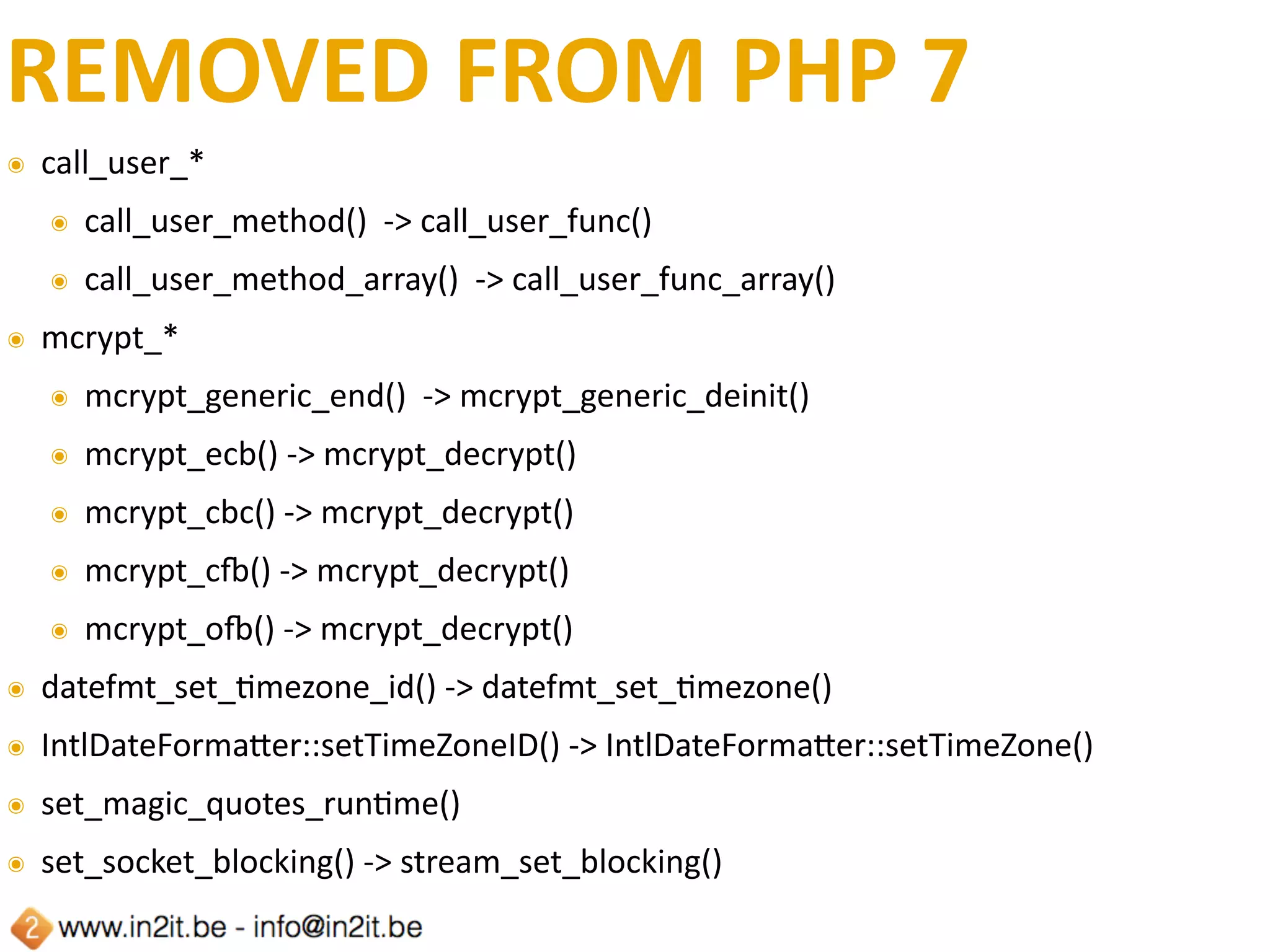 REMOVED	GD	FUNCTIONS
๏ 	imagepsbbox()	
๏ 	imagepsencodefont()	
๏ 	imagepsextendfont()	
๏ 	imagepsfreefont()	
๏ 	imagepsloadfont()	
๏ 	imagepsslanWont()	
๏ 	imagepstext()
 