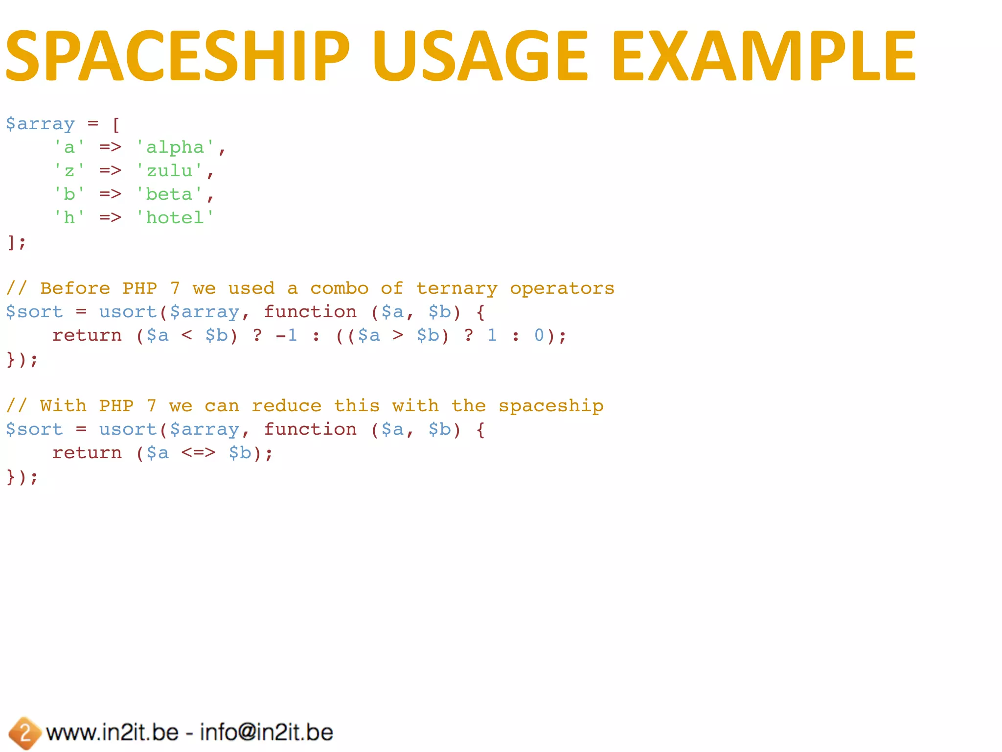 CLASS	CONSTANT	VISIBILITY
<?php
class ConstDemo
{
    const PUBLIC_CONST_A = 1;
    public const PUBLIC_CONST_B = 2;
    protected const PROTECTED_CONST = 3;
    private const PRIVATE_CONST = 4;
}
 