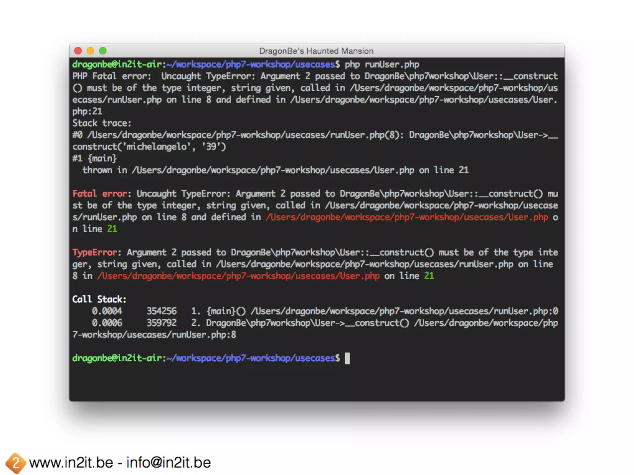 RECOMMENDED	READING
IN2.SE/PHP7BOOK
 