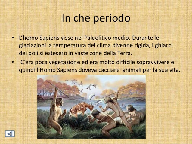 Periodo In Cui Comparve L'homo Sapiens L’homo sapiens