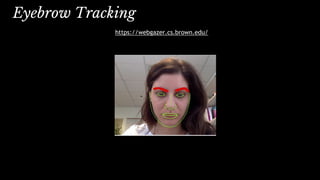 Eyebrow Tracking
https://webgazer.cs.brown.edu/
 