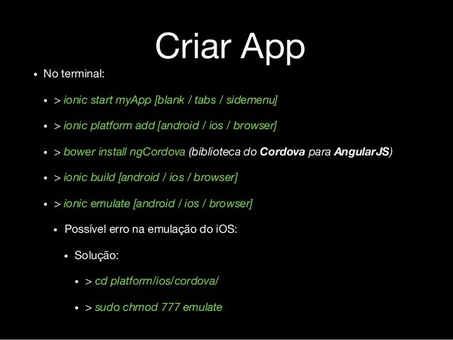 Ionic Vagrant Tutorial | ionic framework parte 1 iniciando um projeto mais robusto Ionic Vagrant Tutorial | ionic framework parte 1 iniciando um projeto mais robusto
