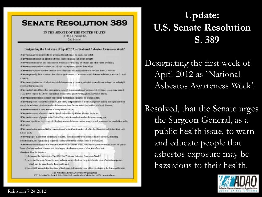 Update U.S. Senate Resolution S.