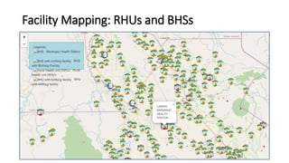 Facility Mapping: RHUs and BHSs
 
