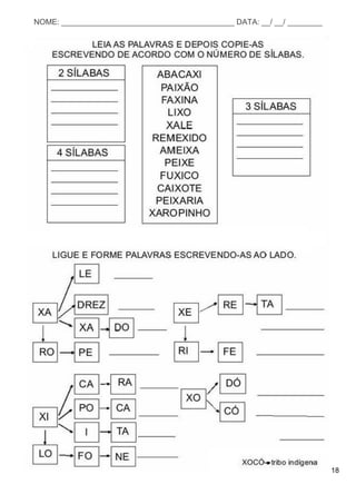 18
NOME: ________________________________________ DATA: __/ __/ ________
 