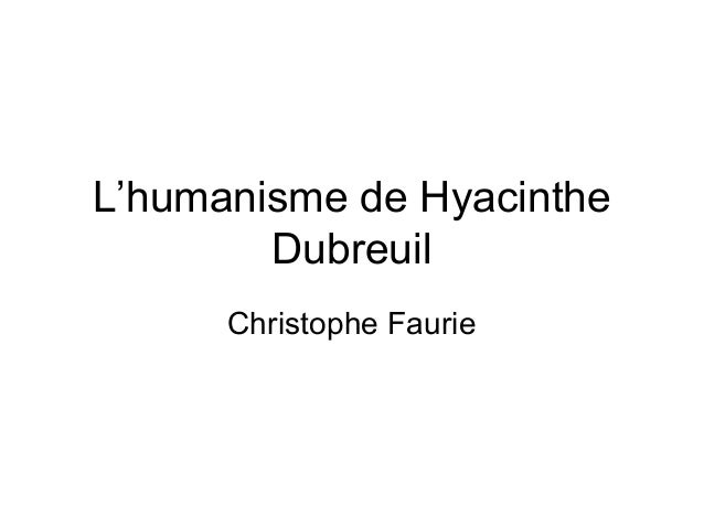 hyacinthe dubreuil
