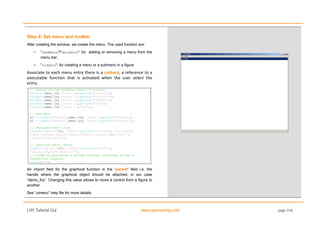 How to develop a Graphical User Interface (GUI) in Scilab | PDF