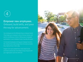 Employer Branding Essentials 23
Ensure a smooth candidate-to-employee transition

The first step to fostering engaged empl...