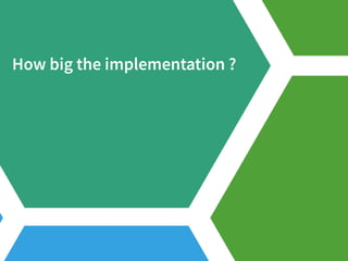 How big the implementation ?
 