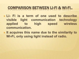 Li fi | PPTX