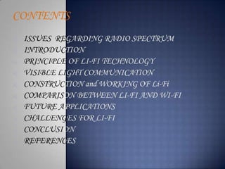 Li fi Technology | PPTX
