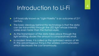 Li fi(light fidelity)-the future technology in wireless | PPTX