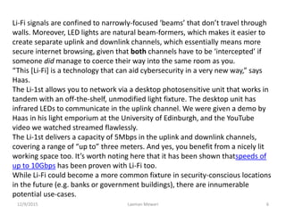 Li fi (light fidelity)-the future technology in wireless communication ...