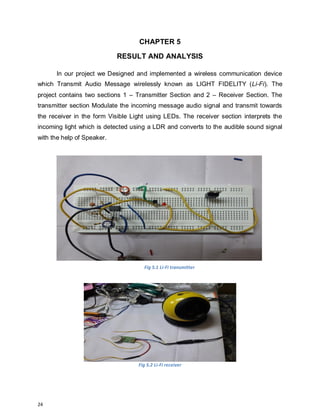 Audio signal transmission using Li-Fi. | PDF