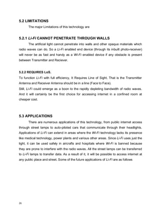 Audio signal transmission using Li-Fi. | PDF