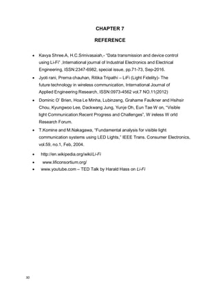 Audio signal transmission using Li-Fi. | PDF