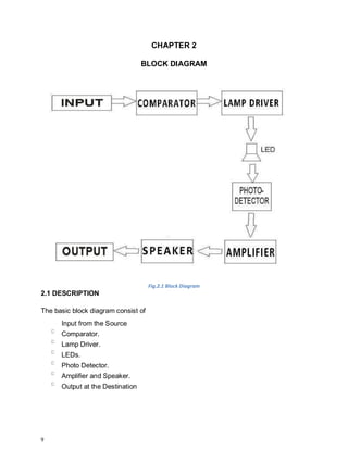 Audio signal transmission using Li-Fi. | PDF
