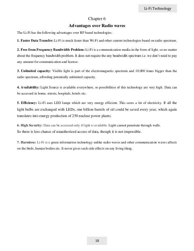 Li Fi Seminar Report