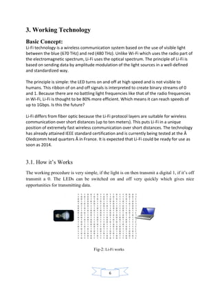 study paper on Li-Fi technology | PDF