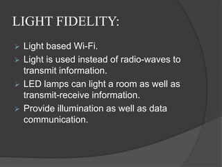 Li fi technology | PPTX