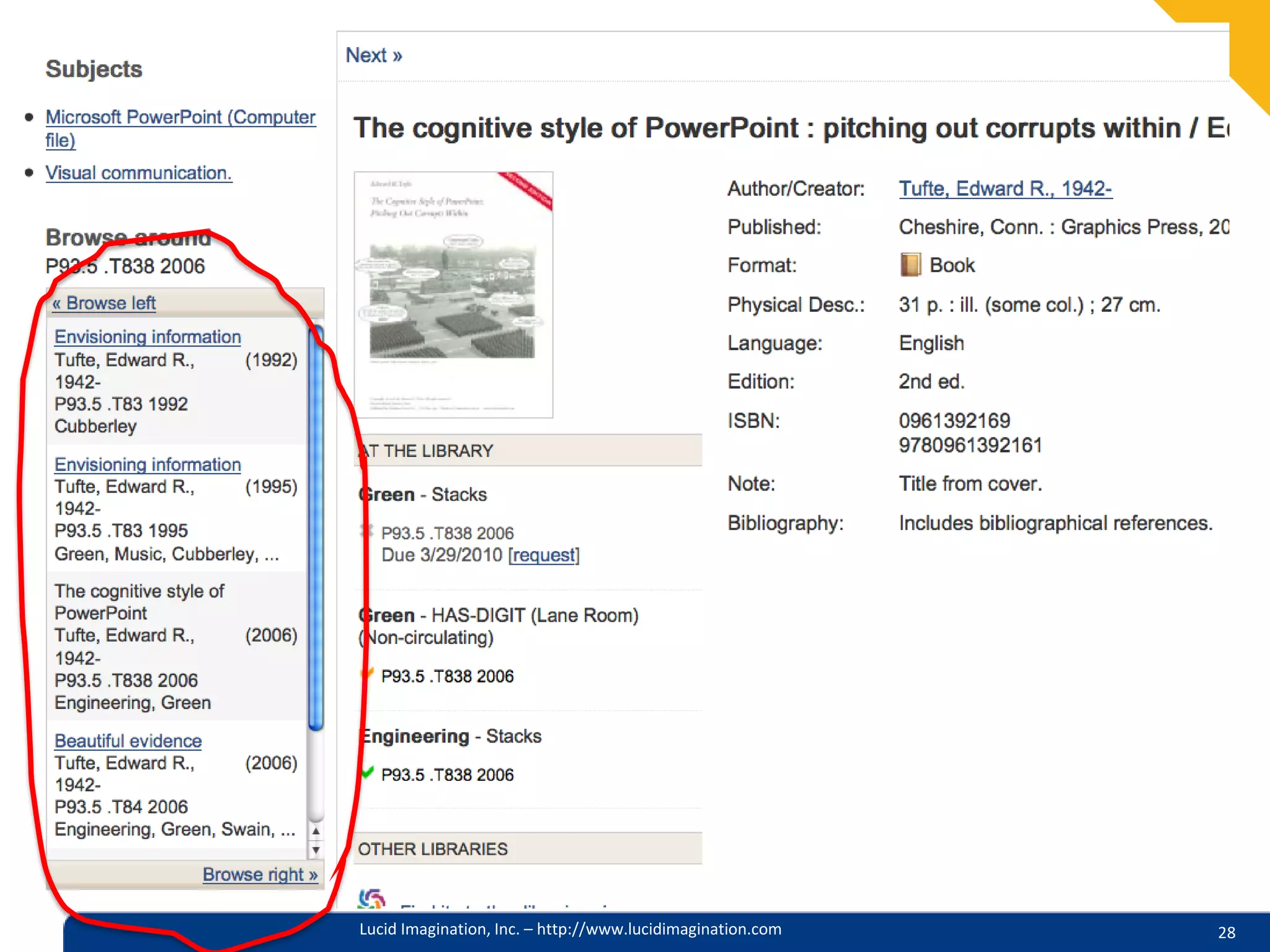 Lucid Imagination, Inc. – http://www.lucidimagination.com   28
 