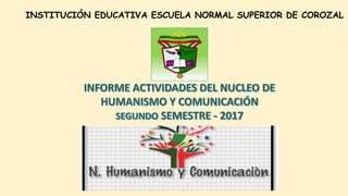INSTITUCIÓN EDUCATIVA ESCUELA NORMAL SUPERIOR DE COROZAL
 