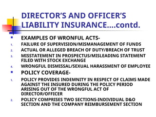 LIABILITY INSURANCE certification guide.ppt