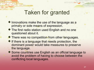 Local Language Innovation Lia conference dc_colored | PPT