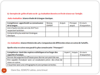 Claire Doz, EEMCP2 Lettres, zone Amsud34
 