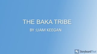 THE BAKA TRIBE
BY :LIAM KEEGAN
 