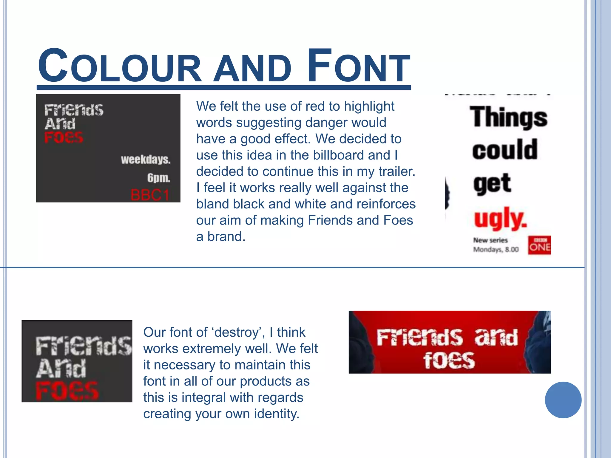 This connotation is reinforced through the body language of the characters. We decided a back-to-back shot would be a good idea as it suggests conflict