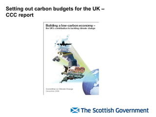 Setting out carbon budgets for the UK – CCC report  