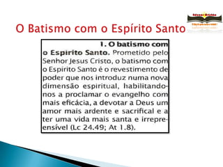 O Batismo com o Espírito Santo
