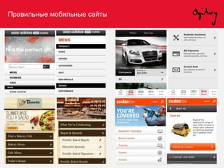 Правильные мобильные сайты
 