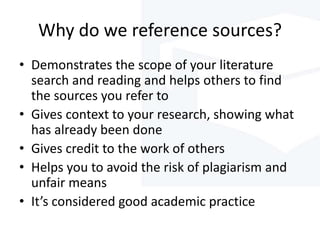 Lib112 referencing why and how | PPTX