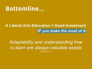 The Value of a Liberal Arts Education | PDF