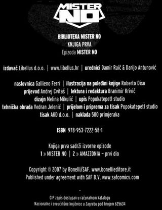 Libellus 001. Mister No