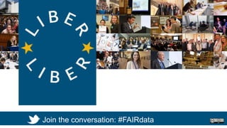 WEBINAR: Research Data Services
WEBINAR: 23 Things for Research Data
Management
Join the conversation: #FAIRdata
 