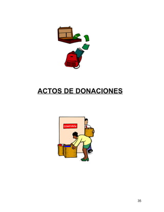 ACTOS DE DONACIONES
35
 