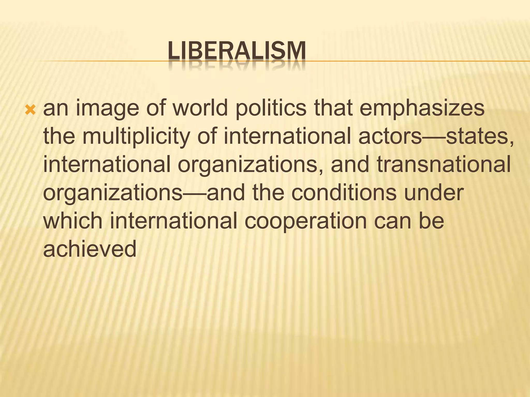 Liberalism | PPT