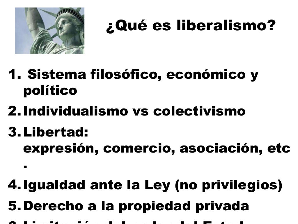 Qué es Liberalismo