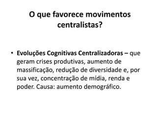 Só existem dois
movimentos
políticos e econômicos
na história
(a dicotomia
esquerda-direita é ilógica)
 