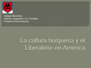 Colegio Marambio
Historia, Geografía y Cs. Sociales
Profesora Silvia Aravena
 