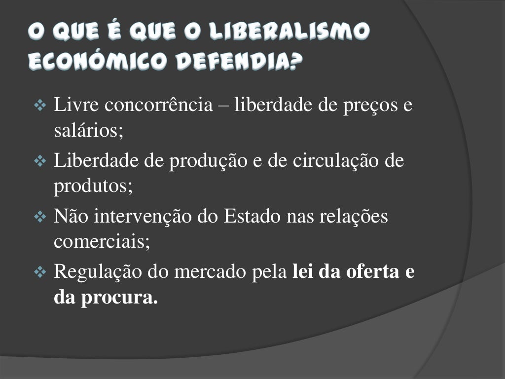 Liberalismo económico powerpoint