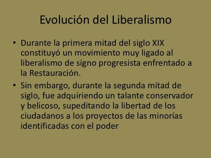 Liberalismo y Nacionalismo