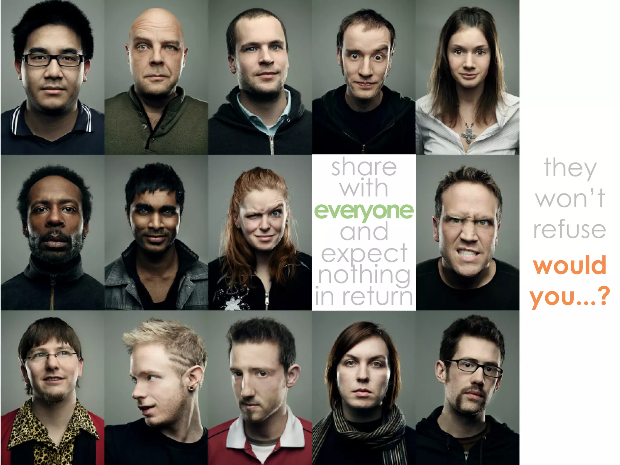 Liberate your control freaks