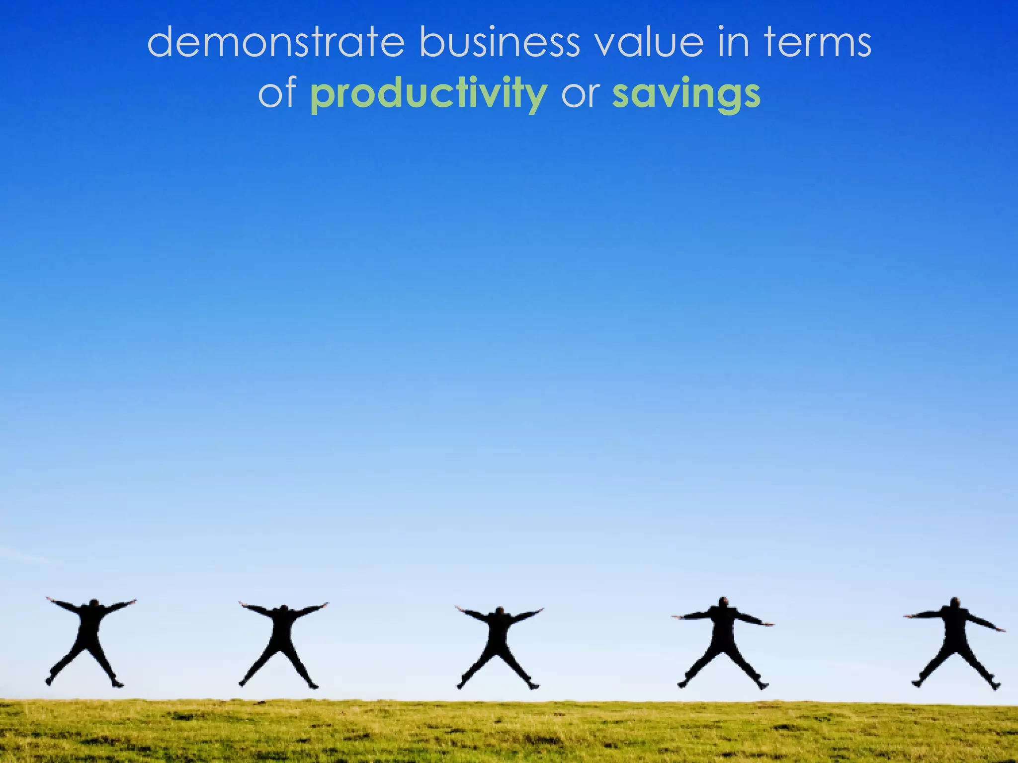 Liberate your control freaks